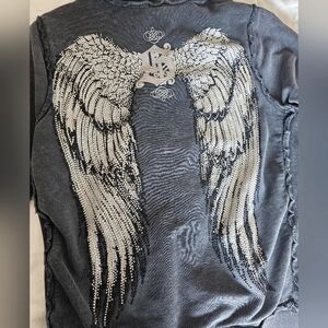 Sinful zip up jacket with hood